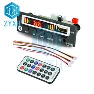 5V 12V Bluetooth-compatible 5.0 5.0 Car MP3 WMA WAV Decoder Board Audio Music Player USB TF FM Color Screen For Speaker