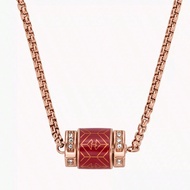 สร้อยคอเหล็กสีแดงขนาดเล็กสำหรับผู้หญิงที่มีรูปแบบและเอกลักษณ์แฟชั่น EMPORIO Armani EGS2893221