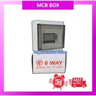 SURFACE PVC MCB DB BOX 6-10 WAY CONSUMER UNIT / MCB DISTRIBUTION BOX / ELECTRICAL BOX / DB BOX
