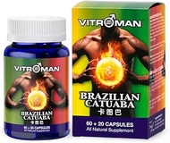 Vitroman Brazilian Catuaba 威特猛卡图巴 Enhance &amp; Increase Size, Brazil Herb, Daily Support, Mens' Reproductive Health