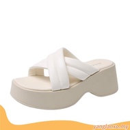 NYC Kasut Perempuan Amberly Cross-Strap Heels - N72506-CV01SV-1-BLACK