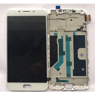 LCD ORI OPPO R9S PLUS SET/AA SET SCREEN DIGITIZER WITH TEMPER GLASS AND FRAME