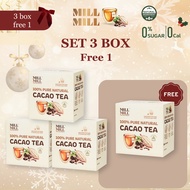 Pure Cacao Tea นอนหลับสบาย ลดการปวดหัวระหว่างวัน ชาคาเคาบริสุทธิ์  100% จากเมล็ดโกโก้เต็มเมล็ด ชาโกโ