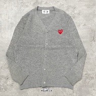 Cardigan lope grey wool - kn4038