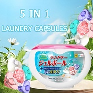 [SG STOCK] 5-IN-1 Laundry Capsule Detergent  Laundry Pod Capsule Laundry 30 Pods All-in-One Laundry 