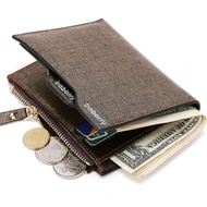[Cc wallet] Fashion Men Wallet with Coin Bag Zipper Small Money Purses Mini Wallet New Design Dollar Slim Purse Money Clip Man Wallet