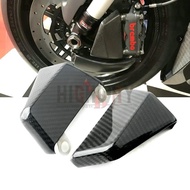 100mm Carbon Fiber Motorcycle Cooling Air Ducts Brake Caliper Channel For Aprilia Shiver 900 750 200