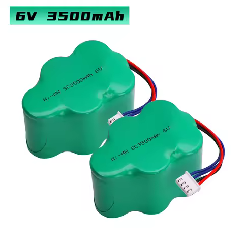Ni-MH 3500mAh 6V Vacuum Cleaner Robot battery in For 620 710 D73 D76 ECOVACS LP43SC 3300P5 Fits COD 