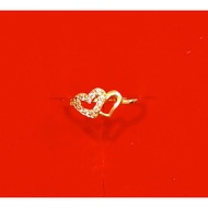 Bangkok gold gemstone love ring Ring gold ring
