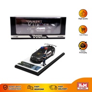 Mini Station 1/64 Toyota Supra A80z GTA Police car with Figure