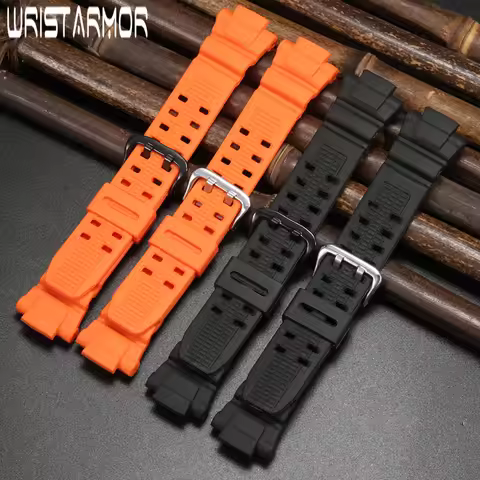 Rubber Watch Accessories Suitable for Casio GW-3000B GW-3500 2500BD Men's Watchband Resin Watch Stra