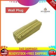 SERENA PVC WALLPLUG 6MM / PLASTIK DINDING SKRU PAKU / SCREW PVC WALL PLUG