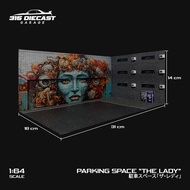 Papercraft Diorama Parking Space Diecast Car 1/64 Diorama