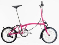 全新Brompton M6L 亞洲復刻版嗆粉紅-Hot Pink