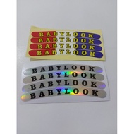 STICKER Stiker VELG BABYLOOK PRINCUTT