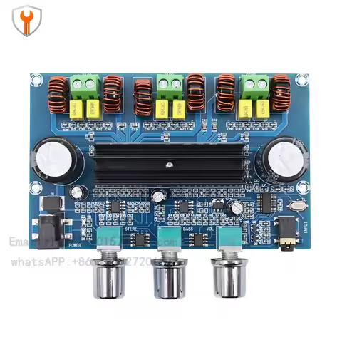 High Power 2 * 50W + 100W Digital Class D Amplifier Board XH-A305 TPA3116D2 5.0 Digital Amplifier 2.