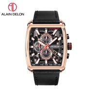 Alain Delon Watch 💯 (Ori) AD473-1532C Men Chronograph Leather /  Alain Delon Watch / Men Watch / Jam
