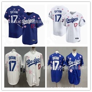 Ready Stock Fast Shipping!!Los Angeles Dodgers Dodgers Sakura Edition Jersey 17 #OHTANI Baseball Uni