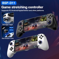 D11 Wireless Mobile Game Controller Hall Effect Joystick, Type-C Adjustable Phone Clip Compatible iP