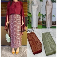 Wrap Songket Skirt Modern Kebaya Bottom/ Latest Songket Skirt/ Songket Skirt/ | ABK Store
