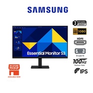 Samsung Monitor 24" / 27" S3 S30GD IPS FHD /100HZ REFRESH RATE/ Eye Care /THIN BEZEL /HDMI+ VGA/ 3 Y