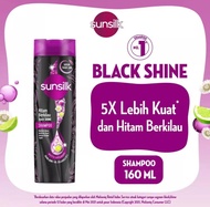 Shampoo Sunsilk Black Shine Kemasan 160 ML - SUNSILK