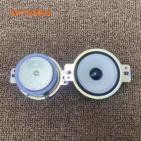 SOTAMIA 2PCS 2 Inch Large Magnetic Tweeter 8 Ohm 15 Watt White Pure Wool Disc Hifi High Power Speake
