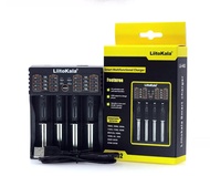 Sạc thông minh 4 khe LiitoKala Lii-402 cho pin sạc AA AAA 26650 22650 2650018650 18490 17670 ......