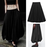 Black Balloon Midi Skirt 76994 (TA)