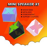 X1 Bluetooth Mini Speaker Surround Audio 360° Stereo Sound Excellent Bass Support Couplets Shock Bas