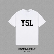 YSL 2026 Spring Short Sleeve T-Shirt - Unisex Casual Fit