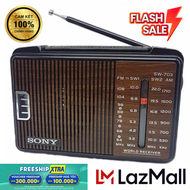 (FREESHIP) LazMall Chính Hãng Radio Nhật xịn Đài Radio Nhật Cao Cấp Đài radio Sony SW-703 nhật chính