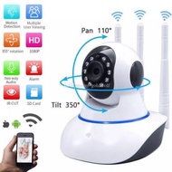 CCTV V380 3 Antena Wireless Smart Camera HD 1080P 2 MP Auto Tracking Camera Q5YS V380 Pro