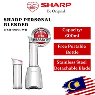 Sharp Personal Blender EM60PMWH EM-60PM-WH Sport Blender Electric Juice Blender Portable Bottle Tumb