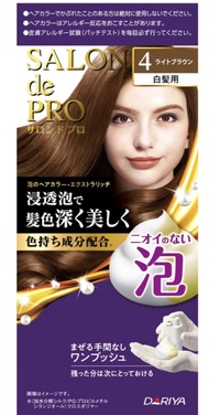 Dariya Salon de Pro  โฟมเปลี่ยนสีผม สูตร Extra Rich  ไม่มีกลิ่นฉุน ไม่ผสมแอมโมเนีย ใช้งานง่าย