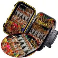 Fly Fishing Flies Kit, 24-114Pcs Handmade Fly Fishing Gear With Dry/Wet Flies, Streamers, Fly Assort