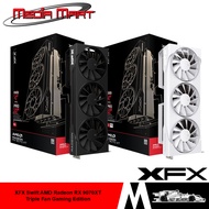 XFX SWIFT AMD RADEON RX 9070XT TRIPLE FAN | OC GAMING EDITION | 16GB | GDDR6 | BLACK | WHITE