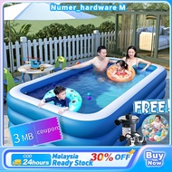 inflatable swimming pool for kids family big size baby / Kids Pool kolam mandi budak murah Kolam Ren