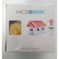 MICROBRIK : 3D Big Temple 3D Building Blocks Picture Model 3DX-305