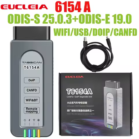 6154A ODIS V25.0.3 Supports CAN FD DoIP wifi usb 6154A Coverage Group Automotive OBD2 Automotive Dia