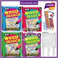 Word Search Book for Kids | Mini Word Search | Crossword Puzzles | Puzzle Book | Word Game | Carian