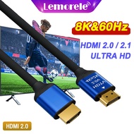 Lemorele HDMI Cable 4K 8K Hdmi Extension Cable Hdmi To Hdmi Cable 2.0