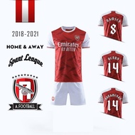 2020-2021 Arsenal Home Football Jersey Lacazette Ozil Aubameyang TShirt Sport Tops Soccer Jersey