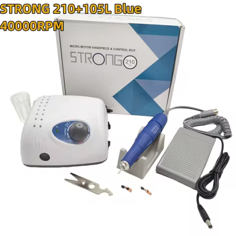 NEW 45K Electric Nail Drill Strong 210 65W Milling Manicure Machine Pedicure Polish Handpiece Nail F