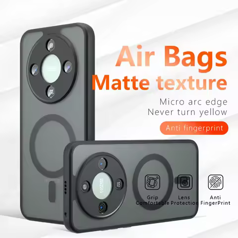 Shockproof Phone Case For Honor Magic 7 8 Lite X70 X9d X9c X60 Pro Magnetic Wireless Charging TPU Fr