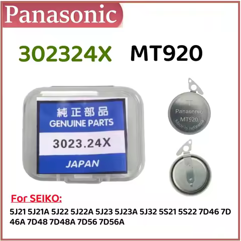 MT920 3023 24X 3023.24X Seiko Kinetic Capacitor Rechargeable SEIKO 5J21 5J22 5J32 5S21 5S22 7D46 Sol