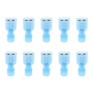 10pcs 16-14 AWG Nylon Female Spade Connectors Quick Disconnect Connector Cold Pressed Wire Terminal 