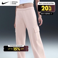 Nike Womens Sportswear Phoenix Fleece Cargo Sweatpants - Silt Red [IM7489-667]