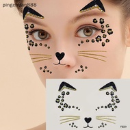 pingchuan888 1Pcs 3D Acrylic Drill Stier Cute Cat Face Stiers Ball Party Face Decoration Diamond Mas