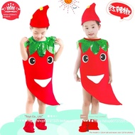 flora fauna costume kids costume cosplay Saya suka makan sayur-sayuran